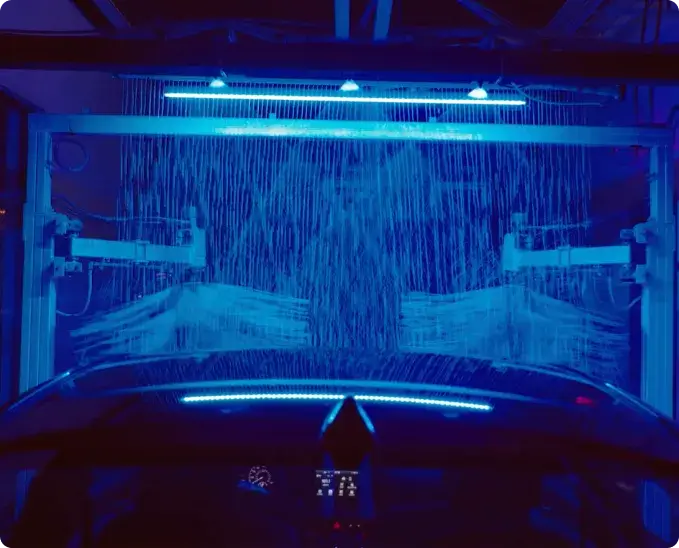 Caliber car wash in action